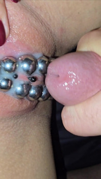 He Covers My Chastised Pussy in Cum