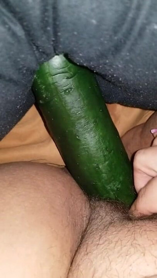 BerryDelixxxious: BerryDelixxxious brincando com pepino