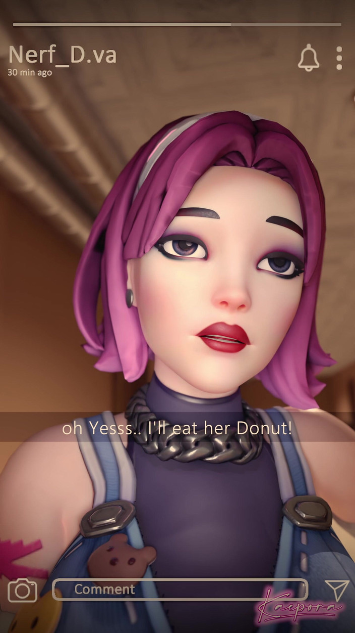 Kaepora NSFW: Dari Dva di Lift