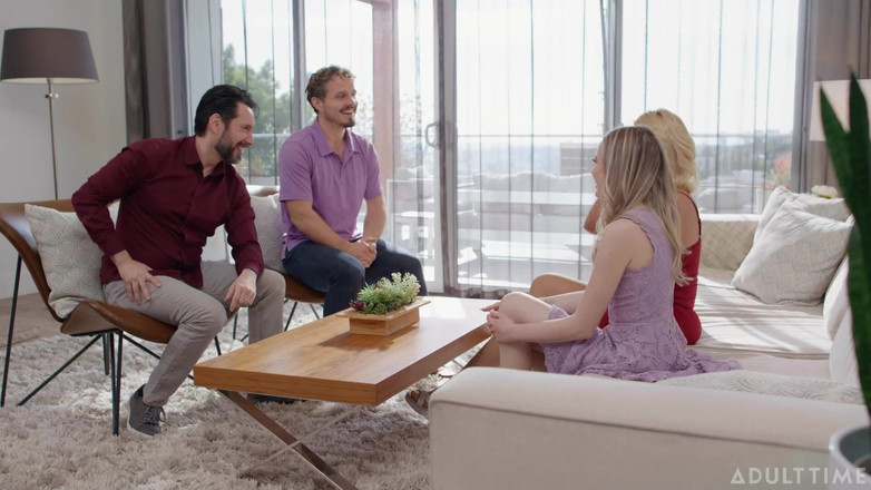 Adult Time: Adult time - ¡la esposa caliente cachonda Scarlett Sage intercambia maridos con...