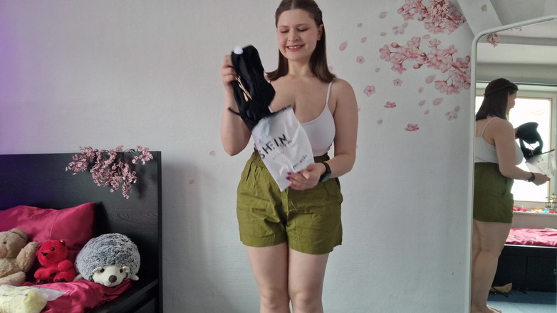 Tina Angel: Your Curvy Neighbor Tries on Her Bikini &amp; Notices You Watching