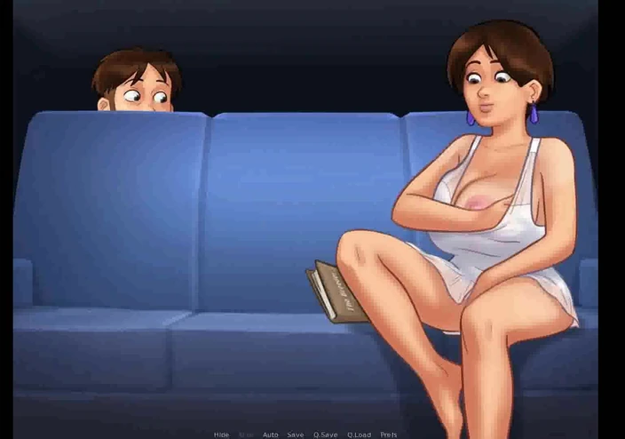 Dirty GamesXxX: Saga de vară: matură sexy excitată a fost prinsă masturbându-se...
