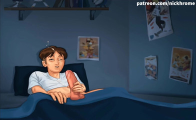 Cartoon Universal: Spanish cartoon - night masturbation part 6