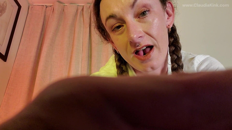 Claudia Kink: Hand Gagged by Femdom POV