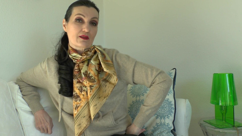 Lady Victoria Valente: シルクのスカーフを身に着けて、私の前で自慰をしてください、レディ・ヴィクトリア・ヴァレンテ