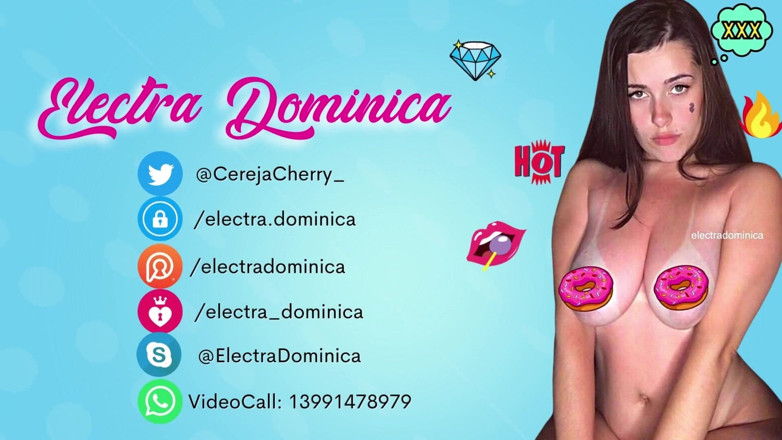 Electra Dominica: Naked maid washing dishes