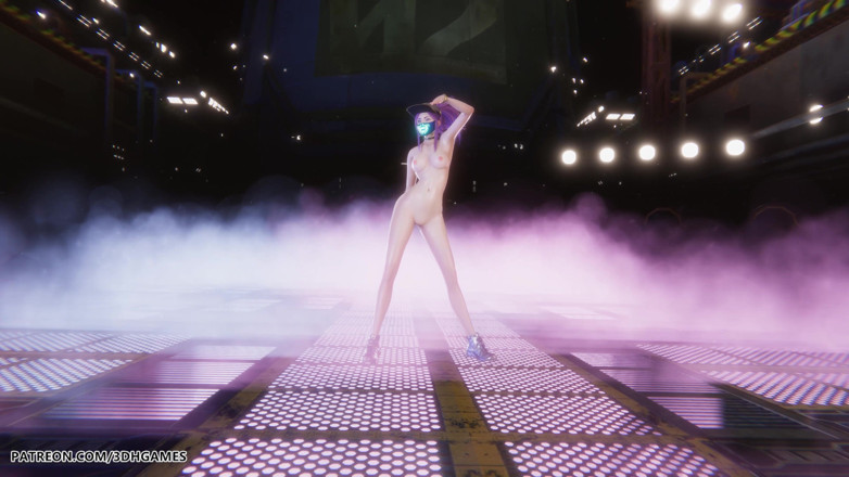 3D-Hentai Games: Mmd Lisa - Futw Akali sexy naakte danscompetitie van Legendes Hentai...