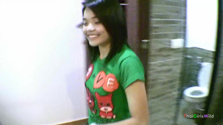 Thai Girls Wild: Pretty Teenage Thai Girl Is Filled with Jizz