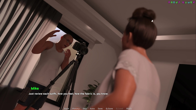 Porny Games: Tentoonstellingsvrouw door Wihte Foam - doucheseks met stiefmoeder, naakte yoga 5