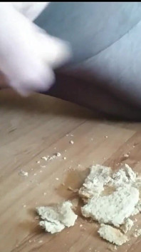 Roti panggang roti crush yang nikmat