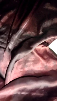 Satin Silk Handjob porn - Gozada no traje sedoso marrom de cetim da enfermeira (76)