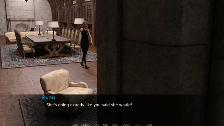 3D Cartoon Porn: Lancaster Boarding House 11 - Trojka Chloe Rose a Ryan v knihovně