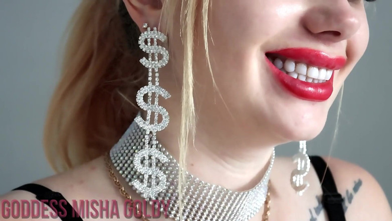 Goddess Misha Goldy: Moje czerwone usta!