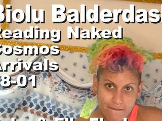 Cosmos naked readers: Biolu Balderdash czytanie nago Kosmos przybycie 18-01