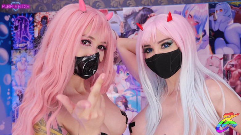 Ksu Colt: Remplis mon cul, hentai réel, Ksu, colt et salope violette