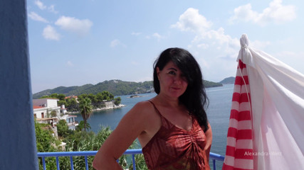 Alexandra Wett: Otel terasında otel çocuğuyla anal seks