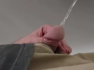 Pissing at a Gas Station