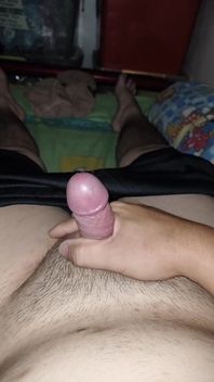Flashing Little Pinky Cock