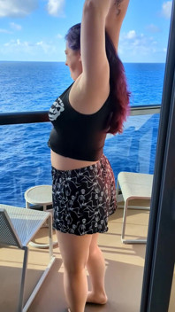 MILF Strips on the Cruise Ship!