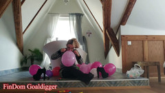 FinDom Goaldigger: Kouření balónků ve stylu findom, část 3