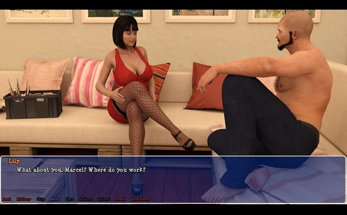 EroticKrisso: Lily of the Valley - nádherná MILFka je namalována.