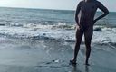 Rent A Gay Productions: Het Asien tonårspojke cumsot på stranden