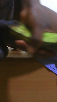 Sexy Slut Crossdresser Husband Fucking a Creampie Juicy Plantain and Cums
