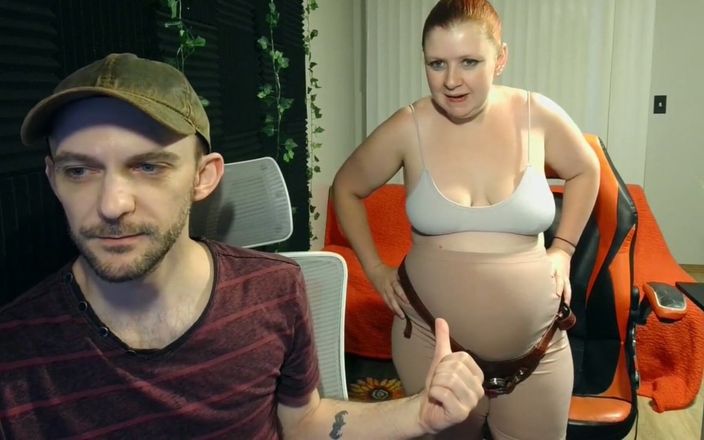 Sin Spice by Sophia Sinclair and Jasper Spice: Sikelob bBW sSBBW Strap-on-dildo harness unboxing und domina Clip