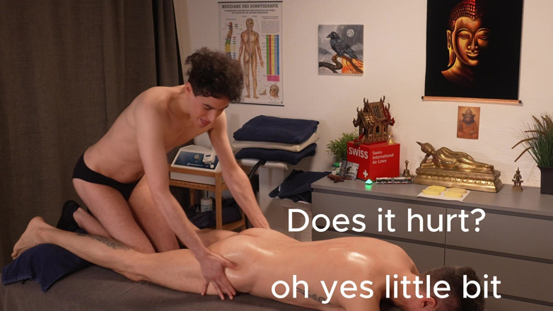 Dylan Swatson: Heteroseksuele klusjesman komt weer en wil meer van sexy masseur (deel 2)