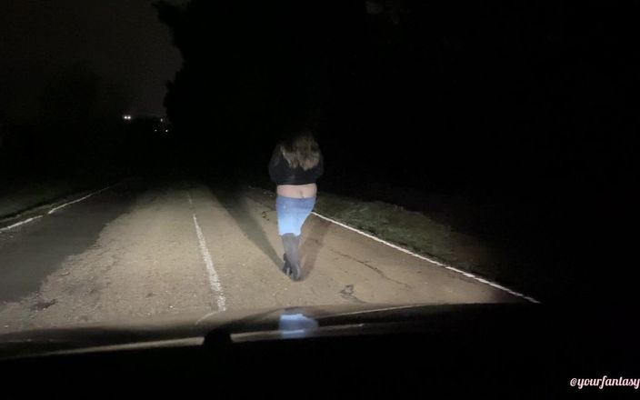 Your fantasy studio: You can see my butt crack while driving- POV