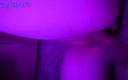Violet Purple Fox: Big Dick in Small Pussy Close up