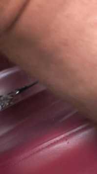 Short Haired Blonde Squirts While She Gets Fingered, Gets Fucked Anal From Behind and Eats His Cum