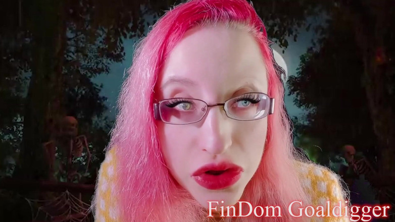 FinDom Goaldigger: Halloween nuts transformace penisu