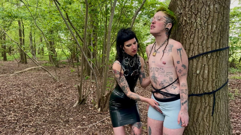 punkgoblin: T4t Forest Hair Cutting &amp; Piss Reward