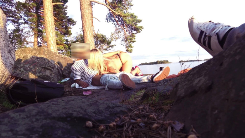 Bunny Production: Bianca and BBC bull on the beach