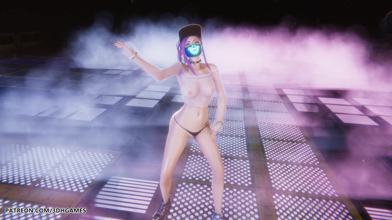 3D-Hentai Games: Mmd Lisa - Futw Akali Sexig striptease League of Legends Hentai...