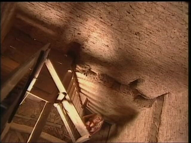 Out Sexxx: A blonde fingering her pussy in an ancient tower, finds...