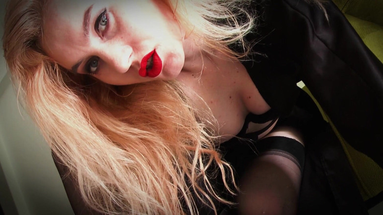 Goddess Celine: Oral servitude from hot blonde in bodystockings