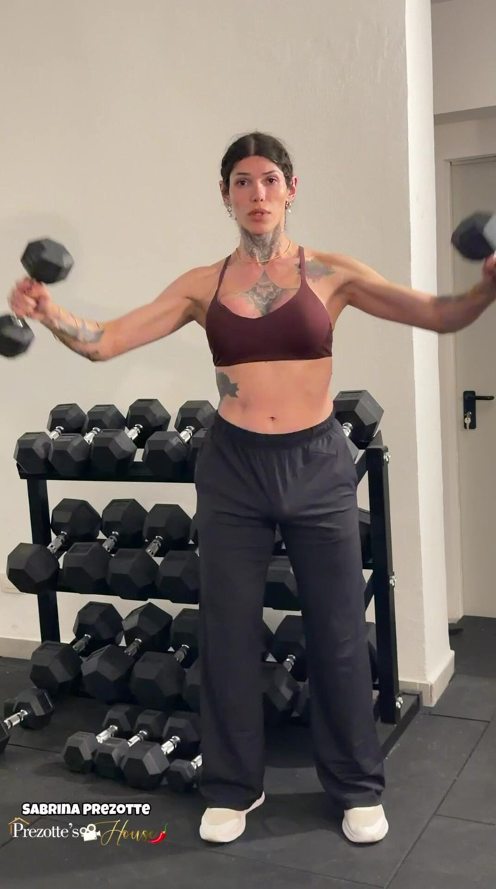 Sabrina Prezotte: The Hottie Showing off Her Workout Skills, Being Sensual at...