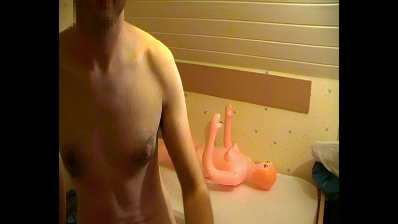 Mark Hannes: Bambola del sesso preservativo cazzo masturbazione