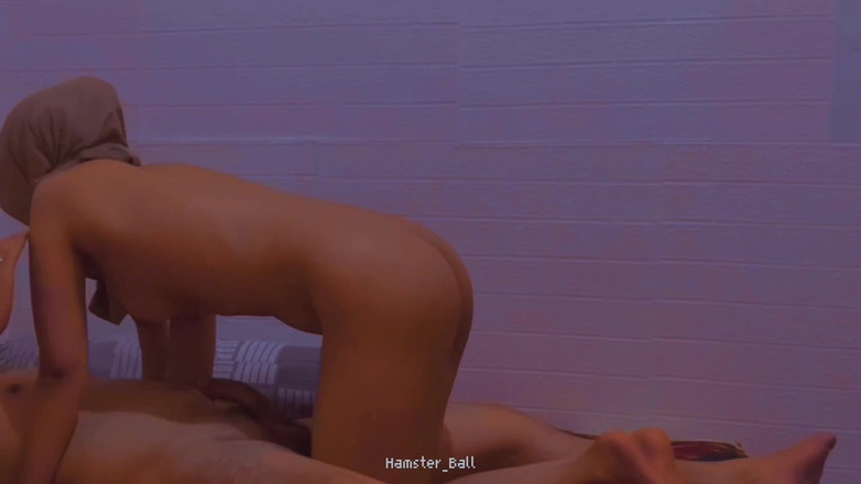 Hamster_Ball: Hijab campushoer Uitm Maleisië wiens poesje wordt opgegeten door de...