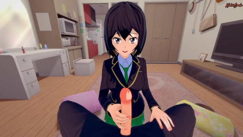 Hentai Smash: Kanade Sakura fucked from your POV. Castle town Hentai.