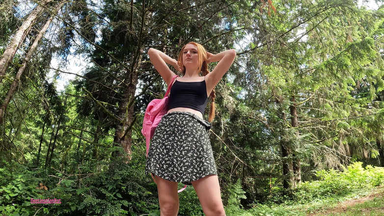 Destination Kat: Seluar pendek basah selepas orgasme dan kencing