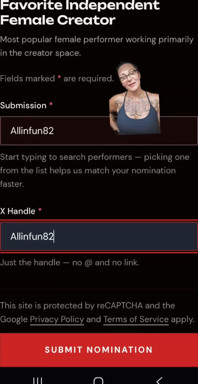 Help Me Get Nominated for Avns 2027