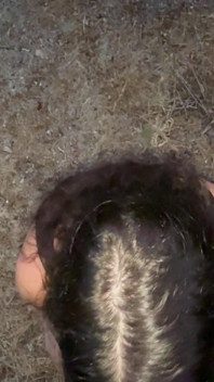 Pancut dalam seluar dalam saya memancut mani pada pepek di luar video amatur 4K