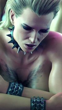 Meredith Stout - Cyberpunk Futanari Titfuck & Anal Creampie (3d Animation)