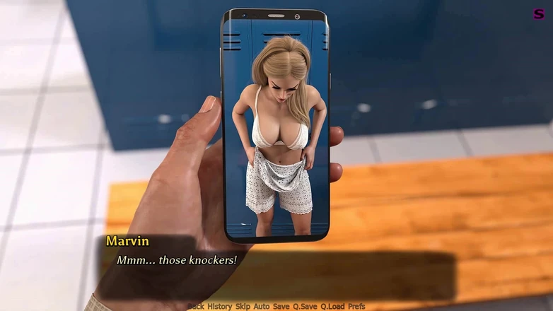 Dirty GamesXxX: Идеальный брак: замужняя женщина делает шаловливые вещи со стариком в раздевалке - эпизод 32