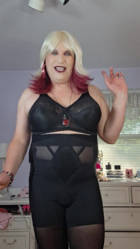 My Granny Girdle Underwear, Getting Ready to Go Out!