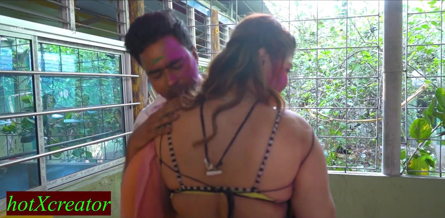 WebSex Premium: Indický jiný, více elektrické, intimní sex! Holi den sex párty