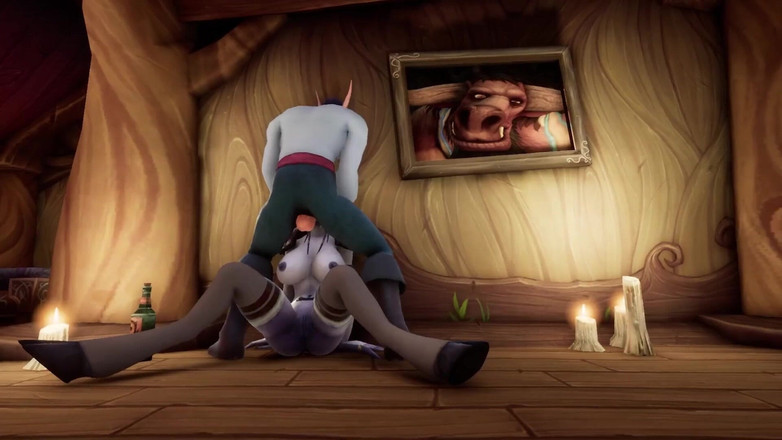 Wraith ward: Відьма відчуває себе вниз - порно пародія на Warcraft